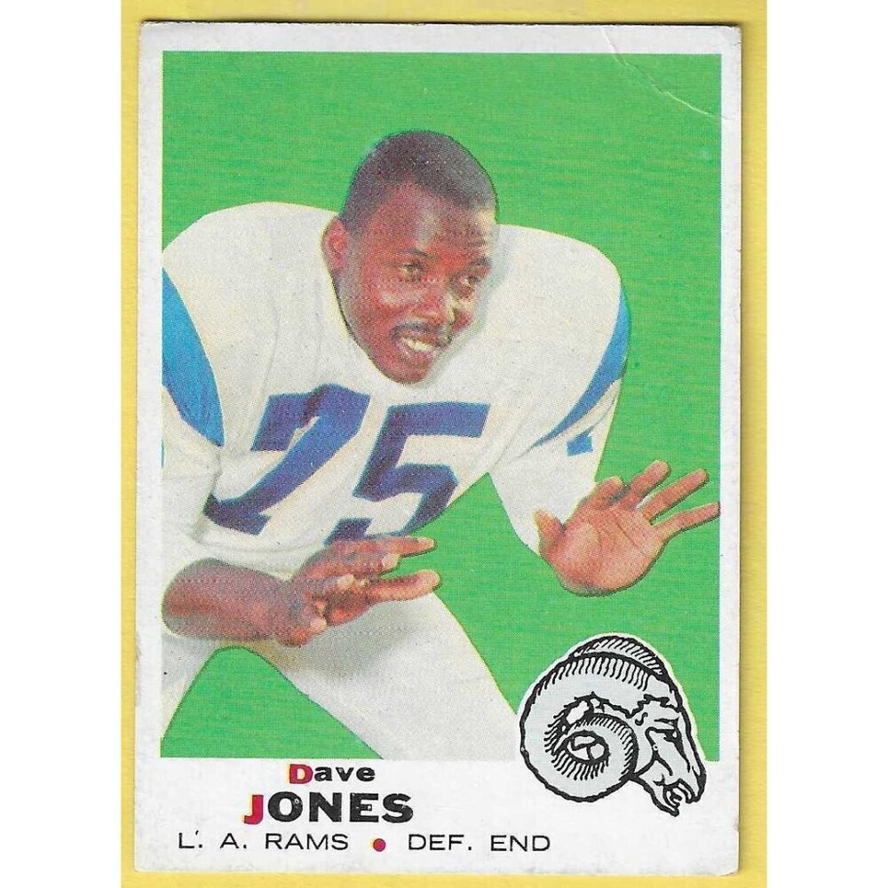1969 Topps Deacon Jones Rams #238 Los Angeles Rams Hall of Fame